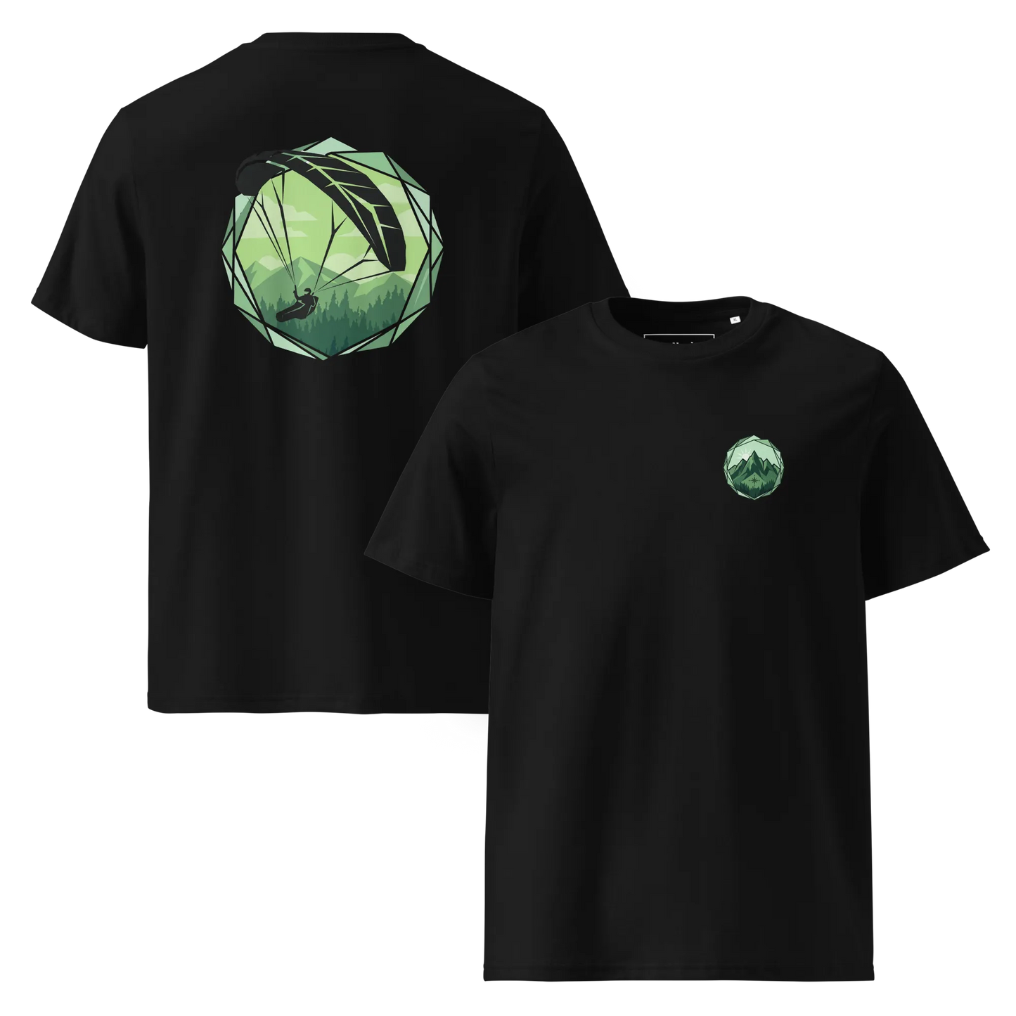 Paragliding Bio T-Shirt – Green Glider
