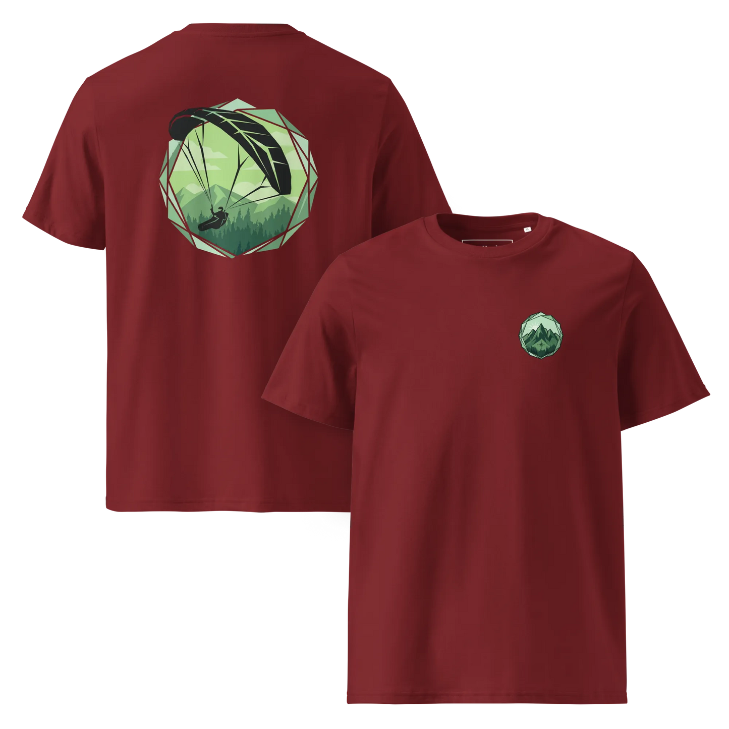 Paragliding Bio T-Shirt – Green Glider