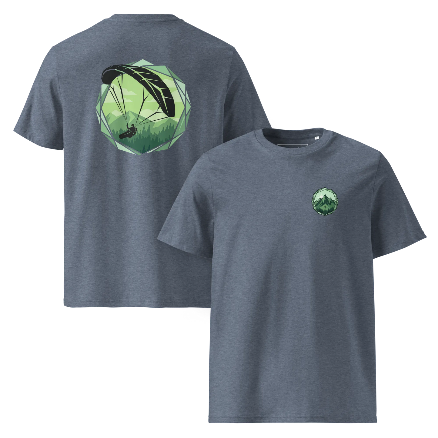 Paragliding Bio T-Shirt – Green Glider