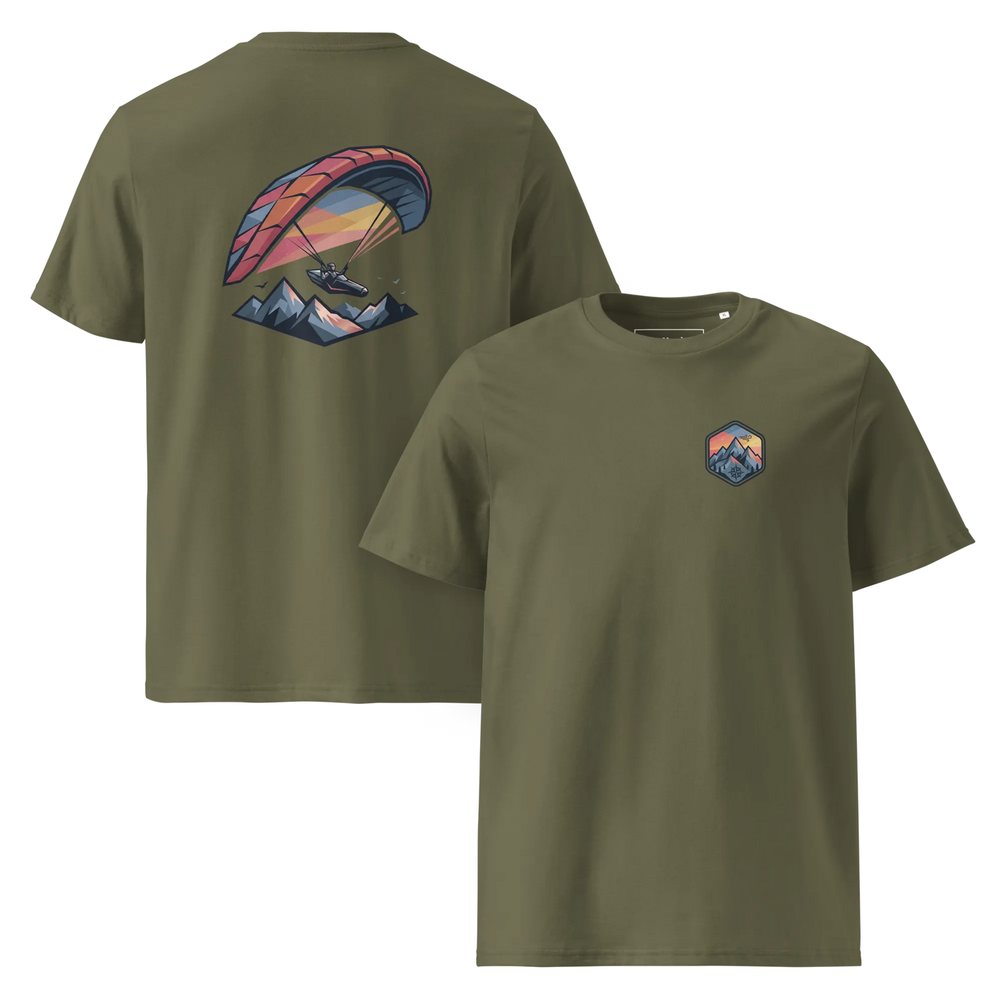 Paragliding Bio T-Shirt – Solo Wing Comic