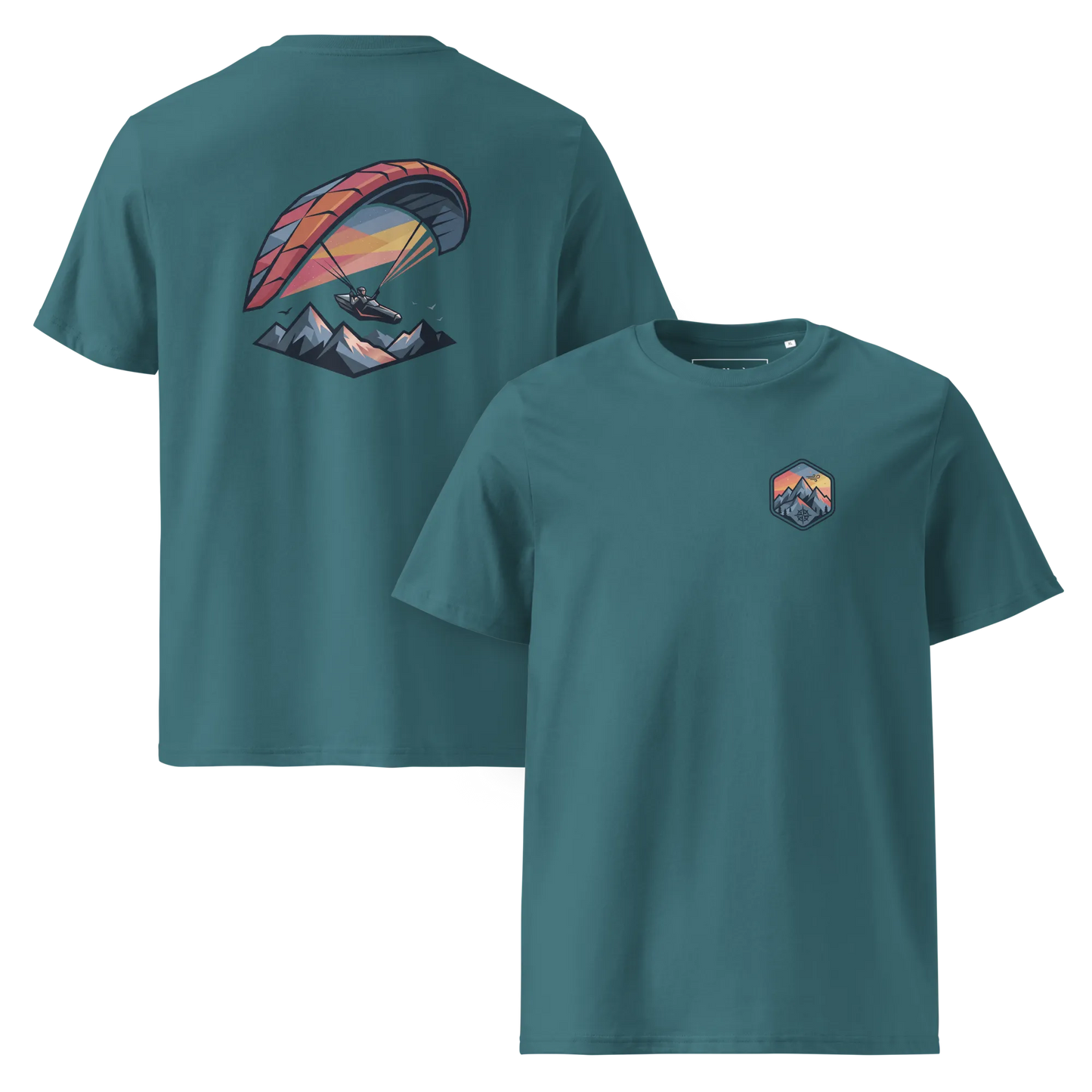 Paragliding Bio T-Shirt – Solo Wing Comic