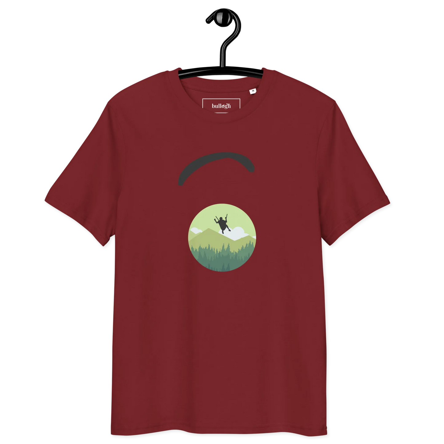 Green Paraglider - T-Shirt aus Bio Baumwolle