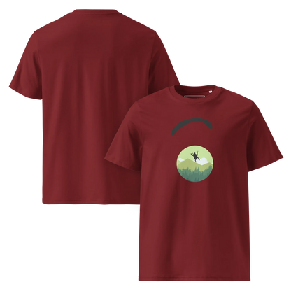 Green Paraglider - T-Shirt aus Bio Baumwolle