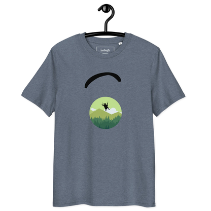Green Paraglider - T-Shirt aus Bio Baumwolle