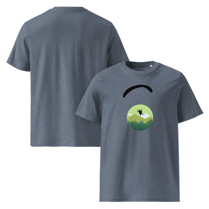 Green Paraglider - T-Shirt aus Bio Baumwolle