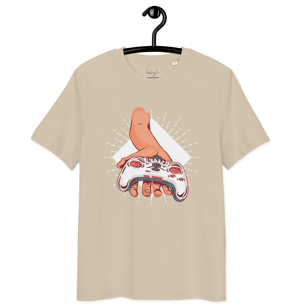 Take the Game – Bio-T-Shirt mit Controller-Motiv