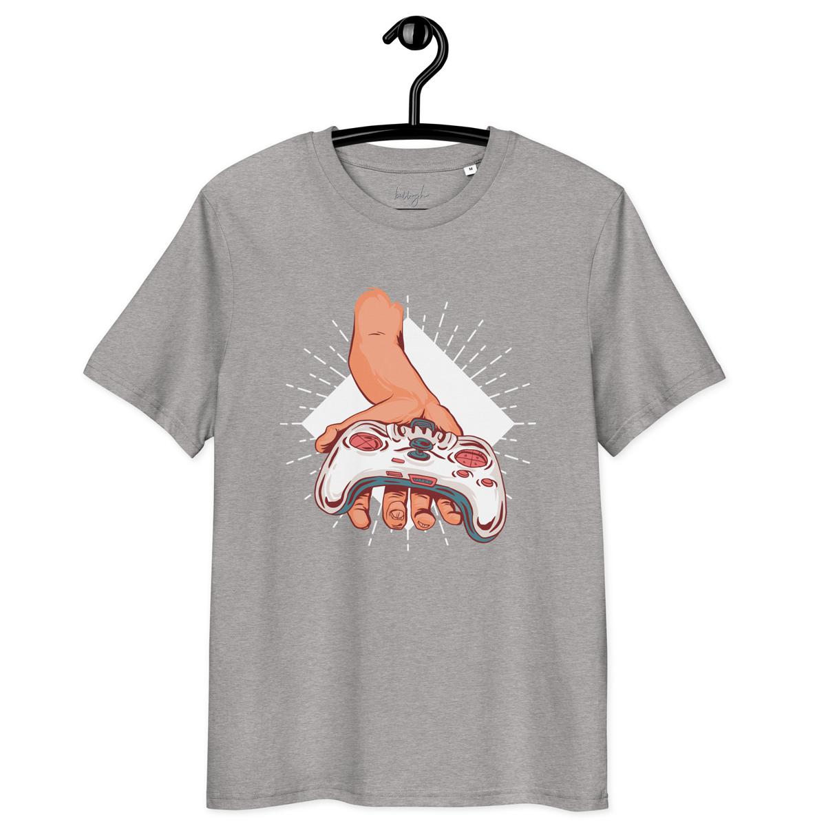 Take the Game – Bio-T-Shirt mit Controller-Motiv