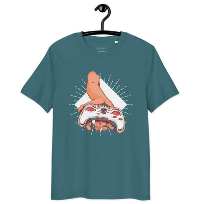 Take the Game – Bio-T-Shirt mit Controller-Motiv