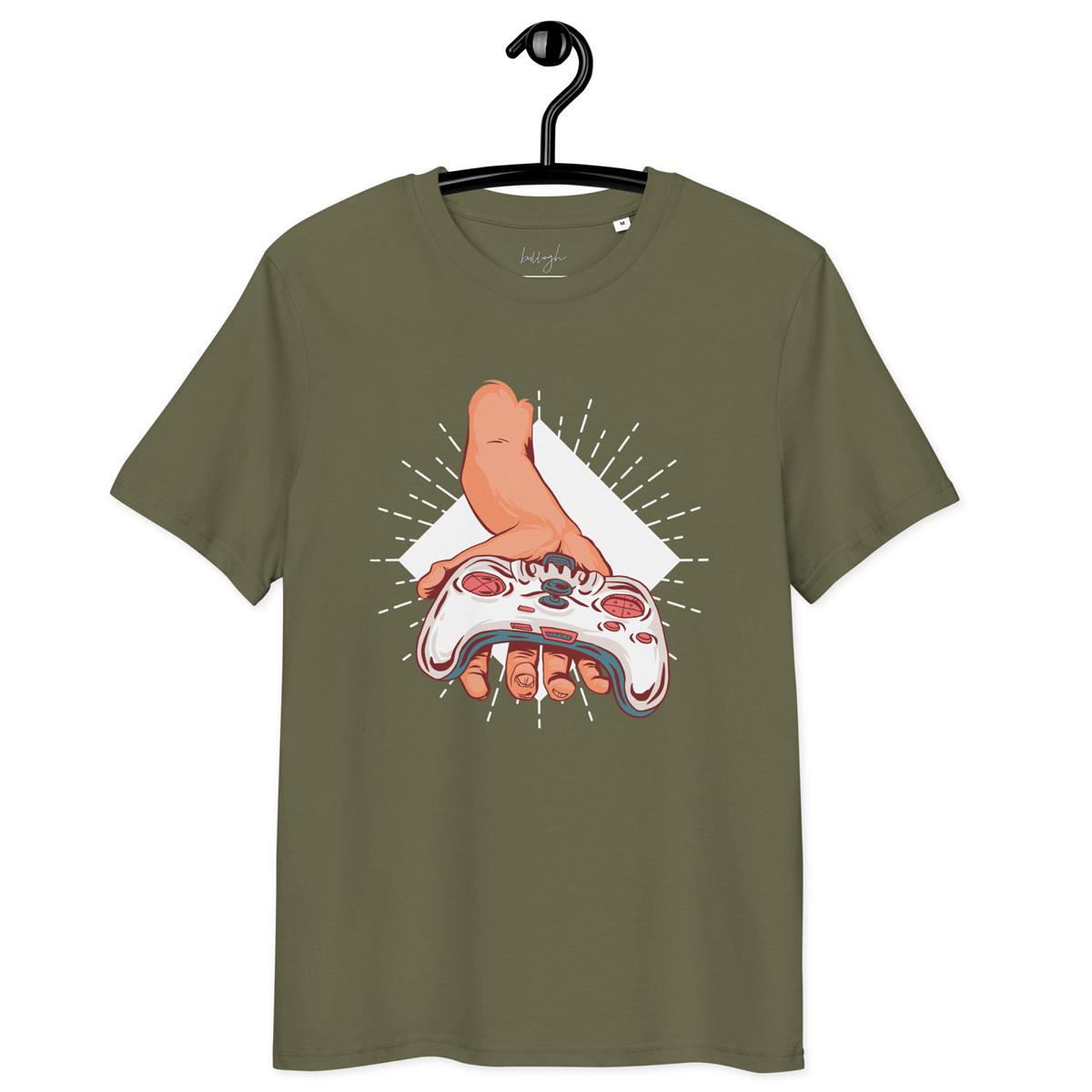 Take the Game – Bio-T-Shirt mit Controller-Motiv