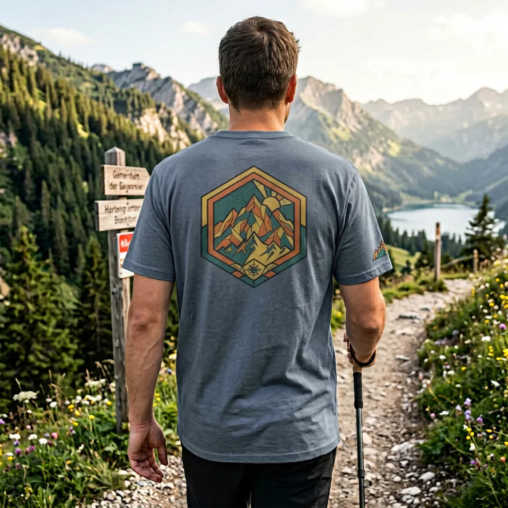 Mountain Badge – Bio-T-Shirt | bullogh