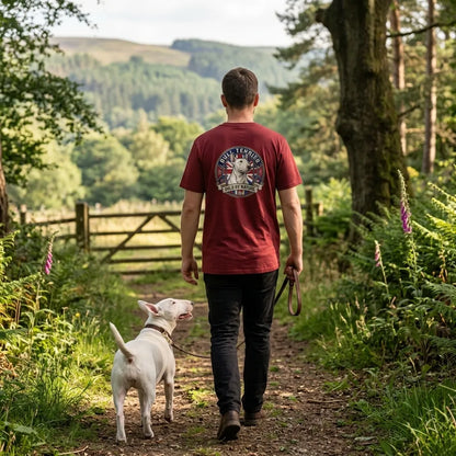 Bull Terrier Dog Badge – Bio-T-Shirt | bullogh