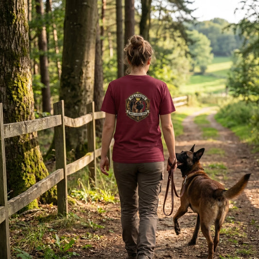 Malinois Dog Badge – Bio-T-Shirt | bullogh