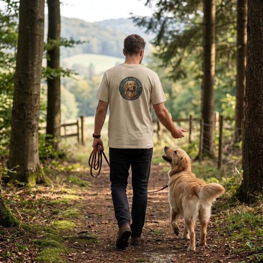 Golden Retriever Dog Badge – Bio-T-Shirt | bullogh