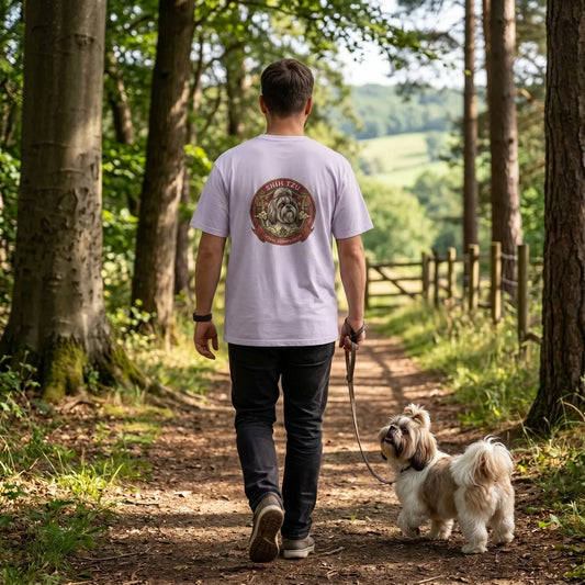 Shih Tzu Dog Badge – Bio-T-Shirt | bullogh