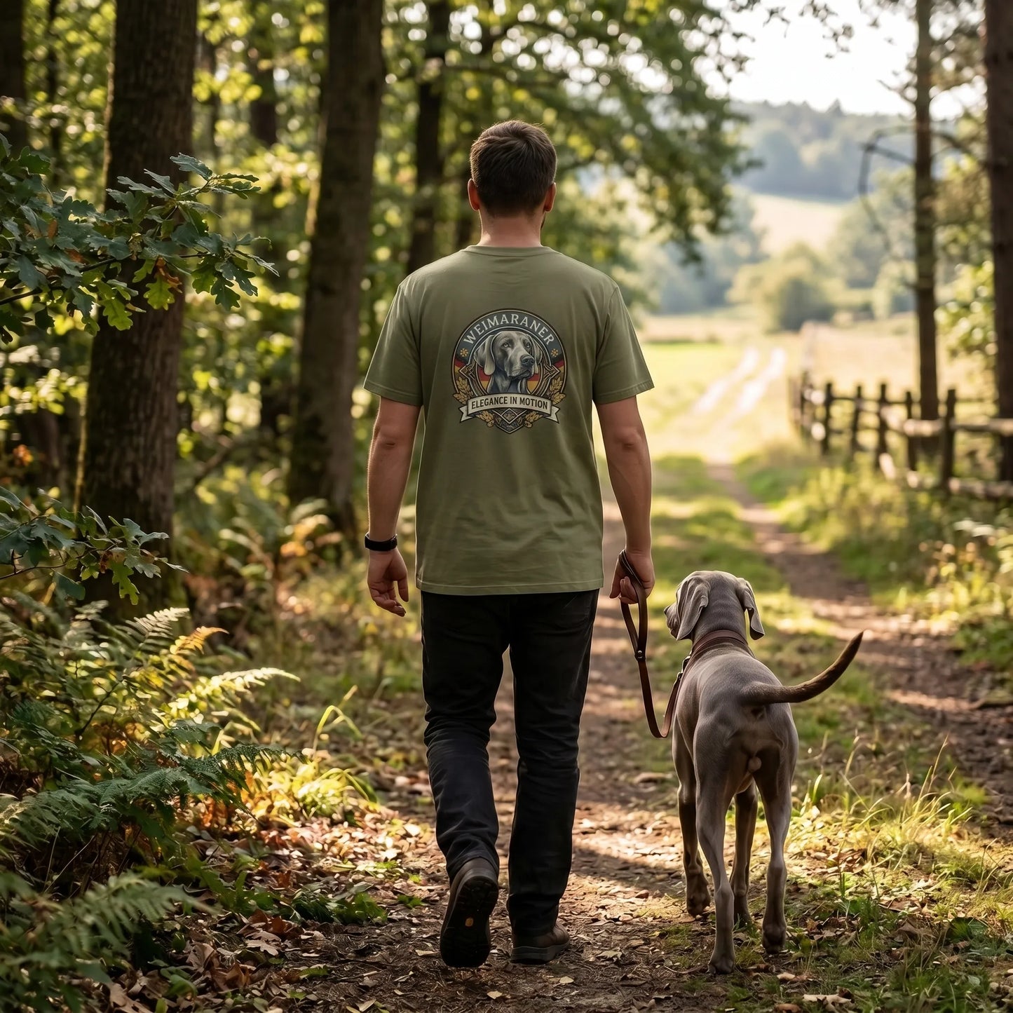 Münsterländer Dog Badge – Bio-T-Shirt | bullogh