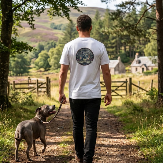 Staffordshire Terrier Dog Badge – Bio-T-Shirt | bullogh