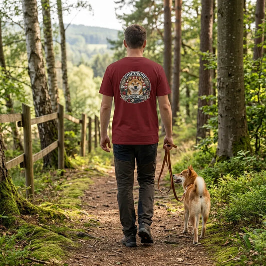Shiba Inu Dog Badge – Bio-T-Shirt | bullogh