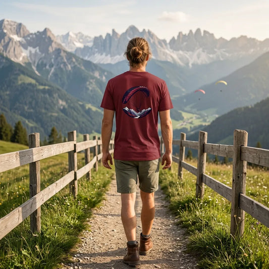 Paragliding Bio T-Shirt - Dark Flight