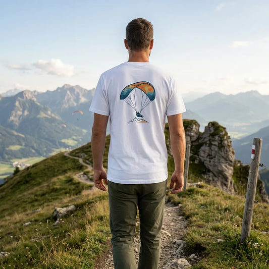 Paragliding Bio T-Shirt – Solo Wing Sunset