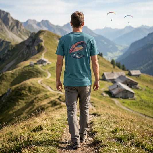 Paragliding Bio T-Shirt – Solo Wing Comic