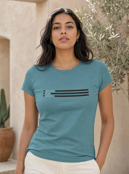 Bio T-Shirt – Smiley Text :)