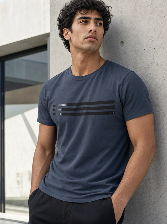 Bio T-Shirt – Smiley Emote Groß O