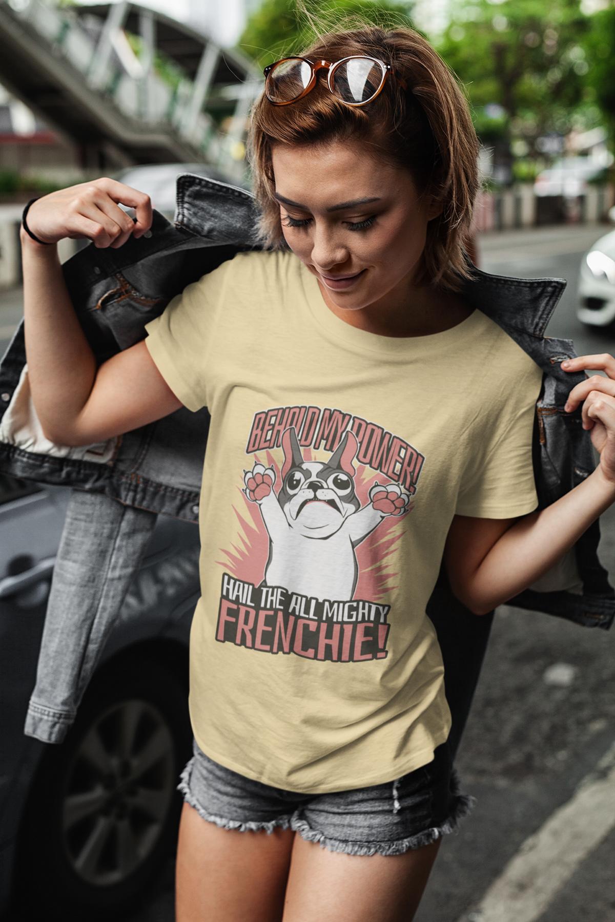 Hochwertiges Französische Bulldogge T-Shirt aus Bio - Baumwolle – Perfekt für Hundeliebhaber - bullogh#