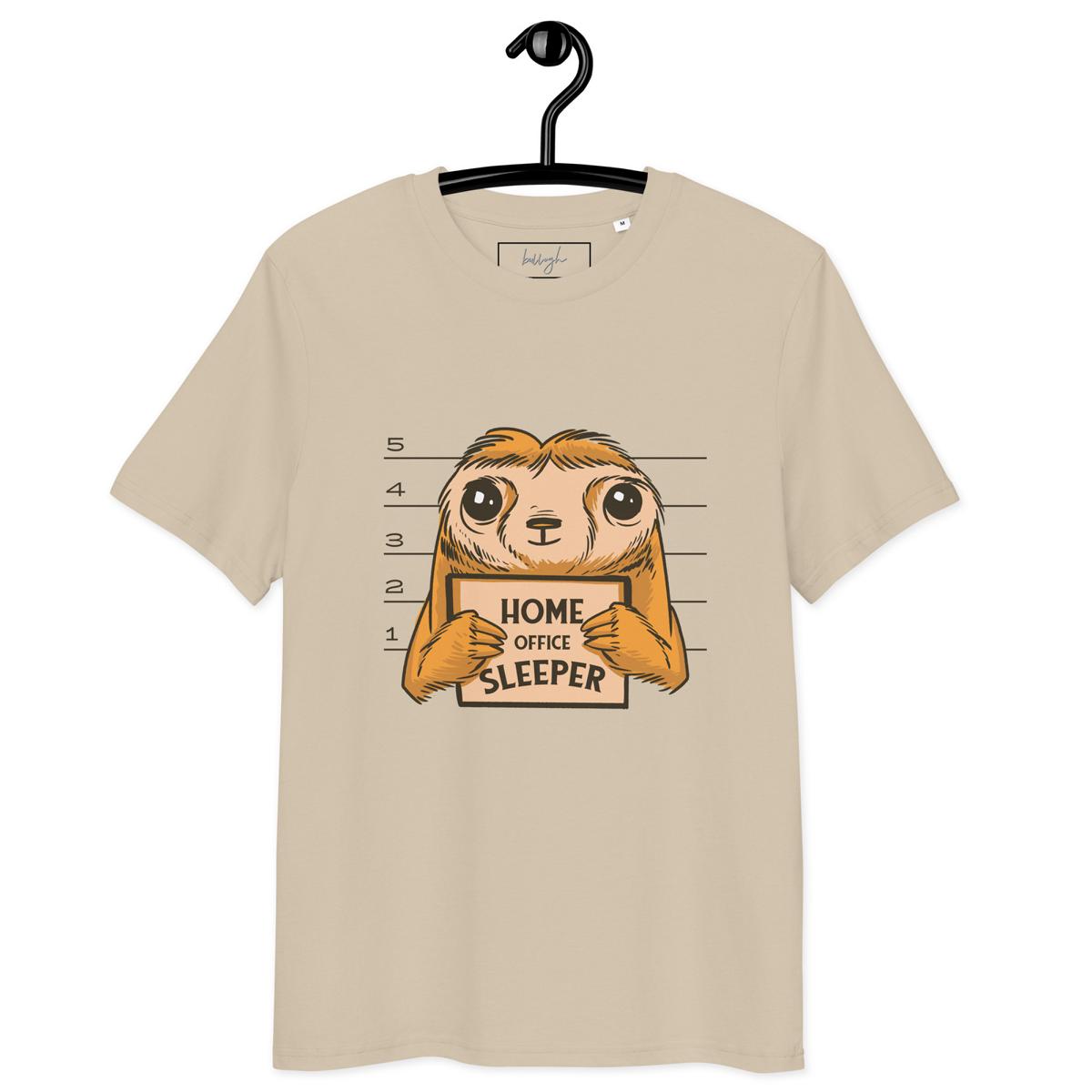 Nap & Work – Faultier Schlafshirt cozy & Bio 🦥