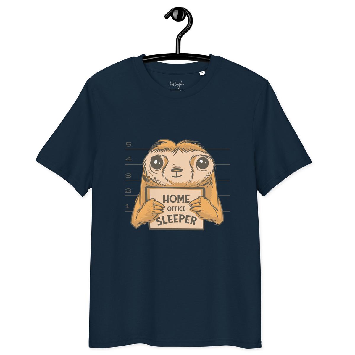 Nap & Work – Faultier Schlafshirt cozy & Bio 🦥