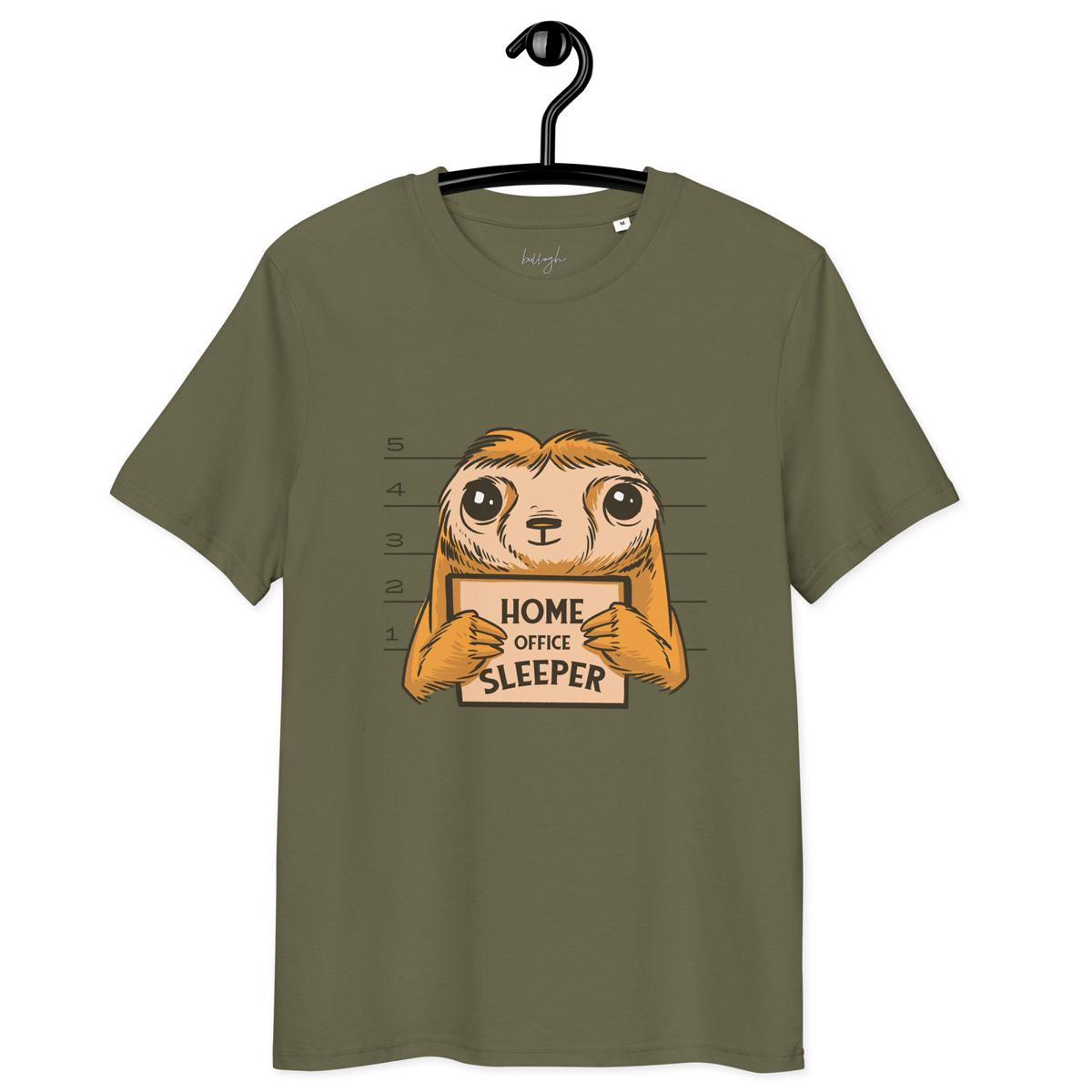 Nap & Work – Faultier Schlafshirt cozy & Bio 🦥