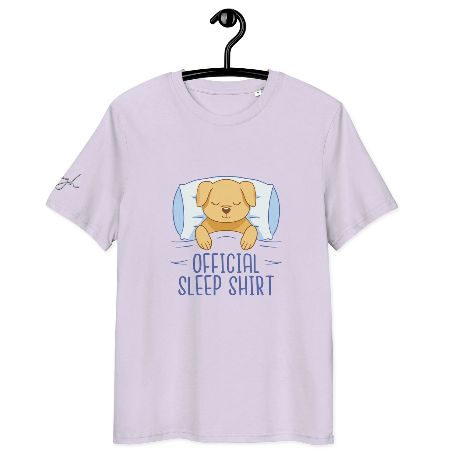 Bio Schlafshirt – Offizielles T-Shirt mit Hund Design für Hundeliebhaber