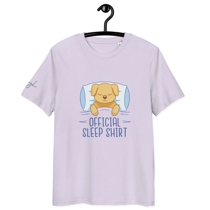 Bio Schlafshirt – Offizielles T-Shirt mit Hund Design für Hundeliebhaber