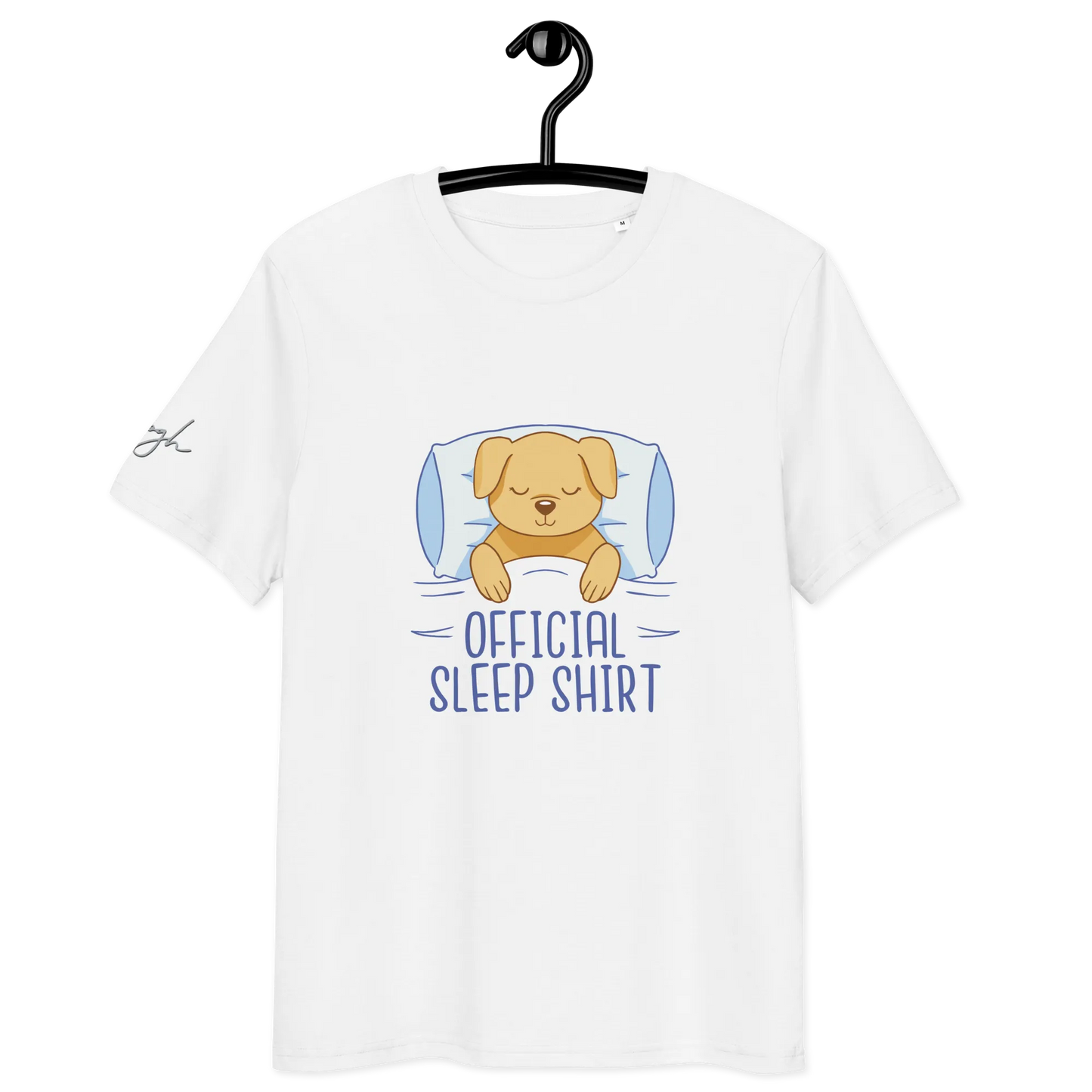 Bio Schlafshirt – Offizielles T-Shirt mit Hund Design für Hundeliebhaber