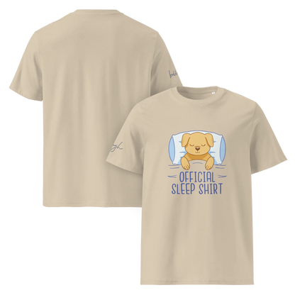 Bio Schlafshirt – Offizielles T-Shirt mit Hund Design für Hundeliebhaber