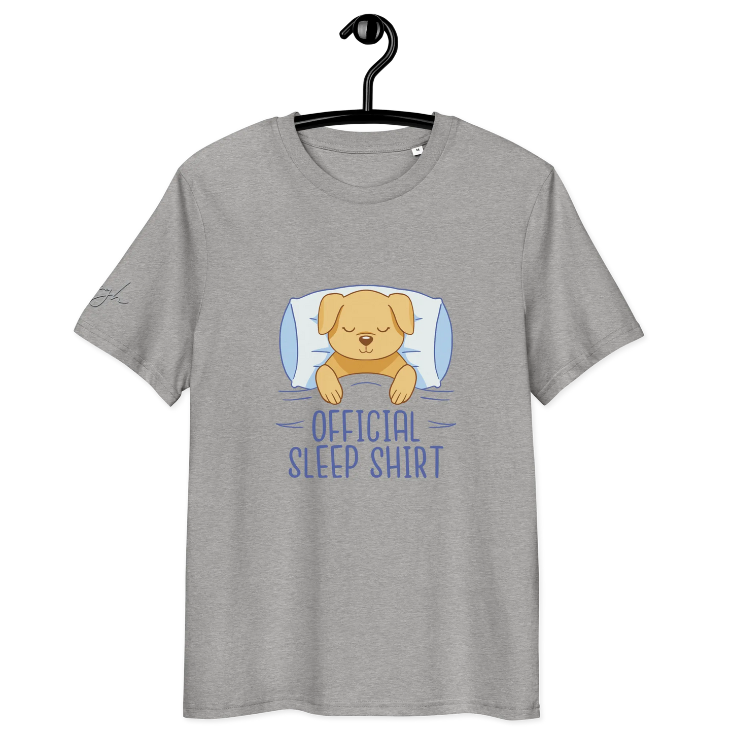 Bio Schlafshirt – Offizielles T-Shirt mit Hund Design für Hundeliebhaber