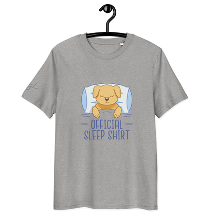 Bio Schlafshirt – Offizielles T-Shirt mit Hund Design für Hundeliebhaber
