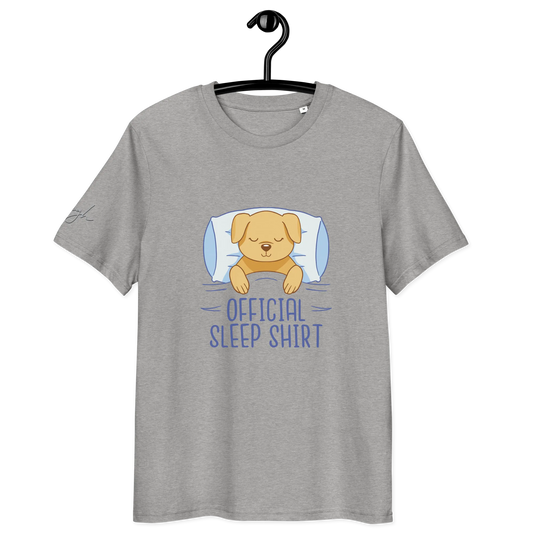 Bio Schlafshirt – Offizielles T-Shirt mit Hund Design für Hundeliebhaber
