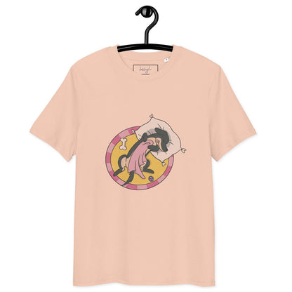 Hund im Körbchen – Bio Baumwolle Schlafshirt & cozy 🐶