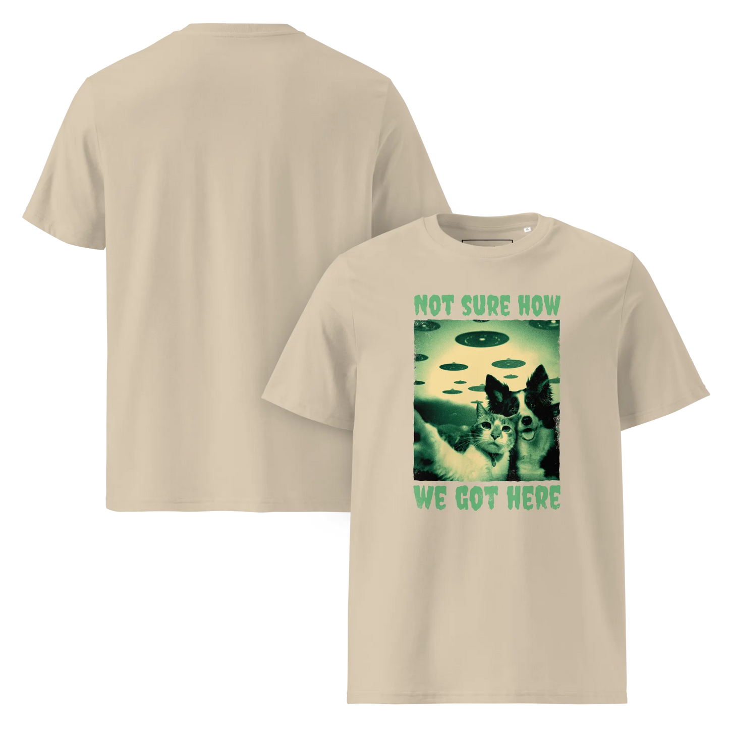 Weirdcore UFO – T-Shirt aus Bio Baumwolle