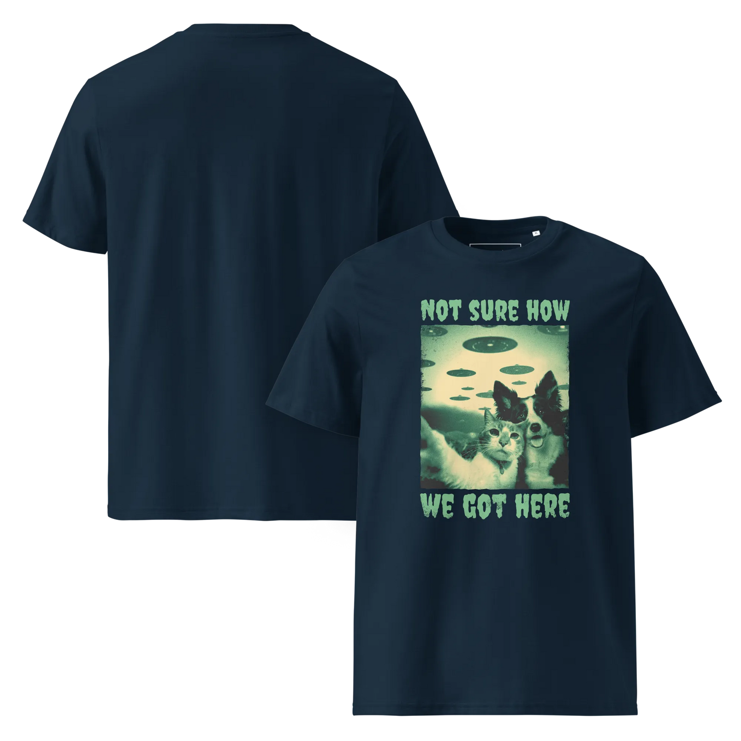 Weirdcore UFO – T-Shirt aus Bio Baumwolle