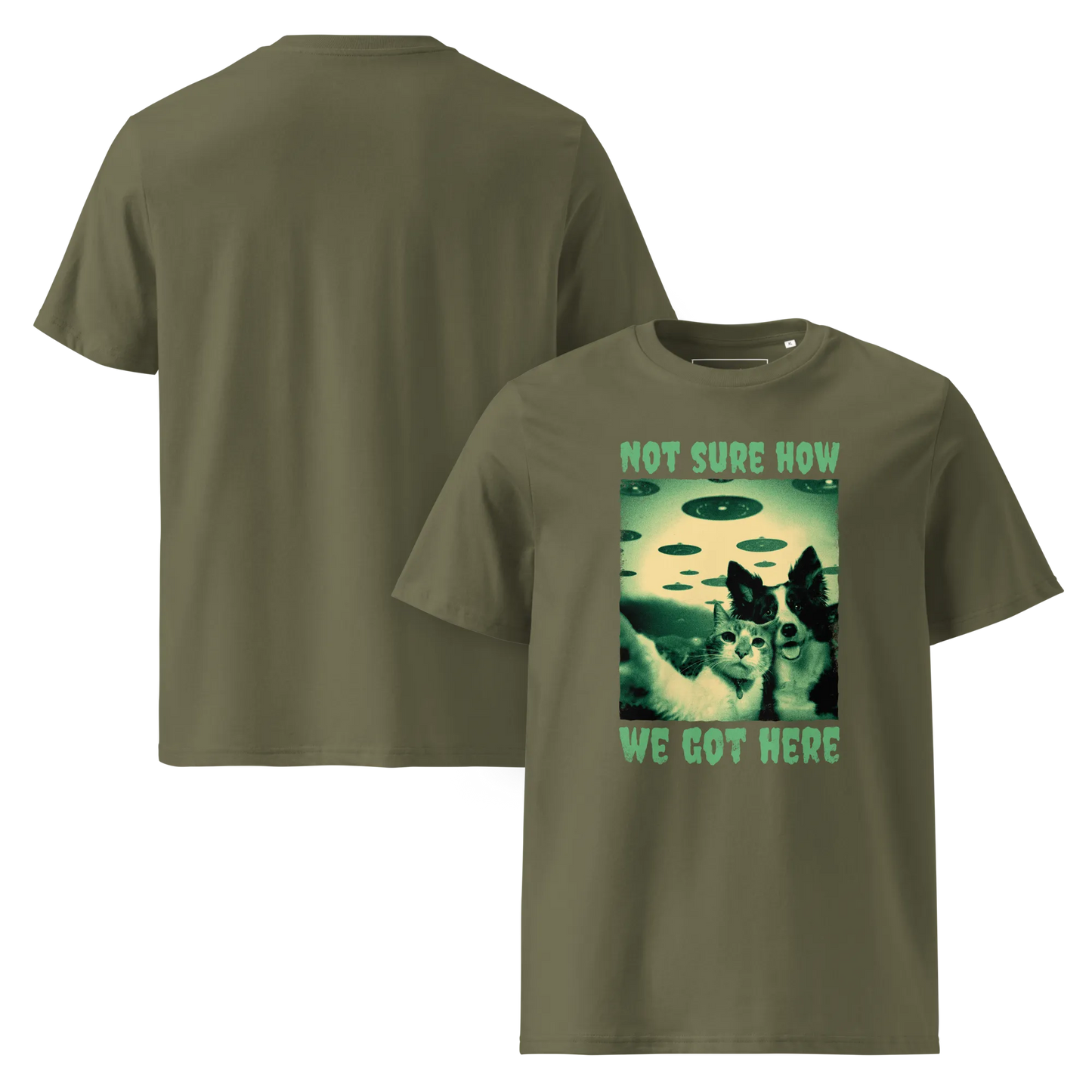 Weirdcore UFO – T-Shirt aus Bio Baumwolle