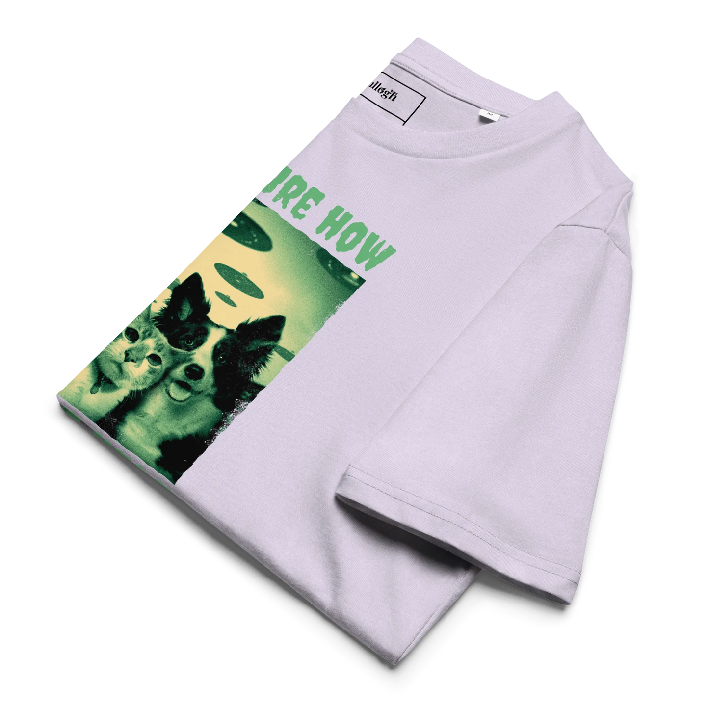 Weirdcore UFO – T-Shirt aus Bio Baumwolle