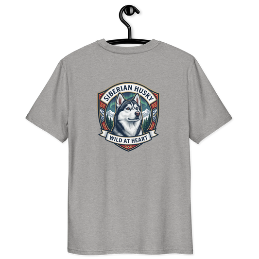 Siberian Husky Dog Badge – Bio-T-Shirt | bullogh