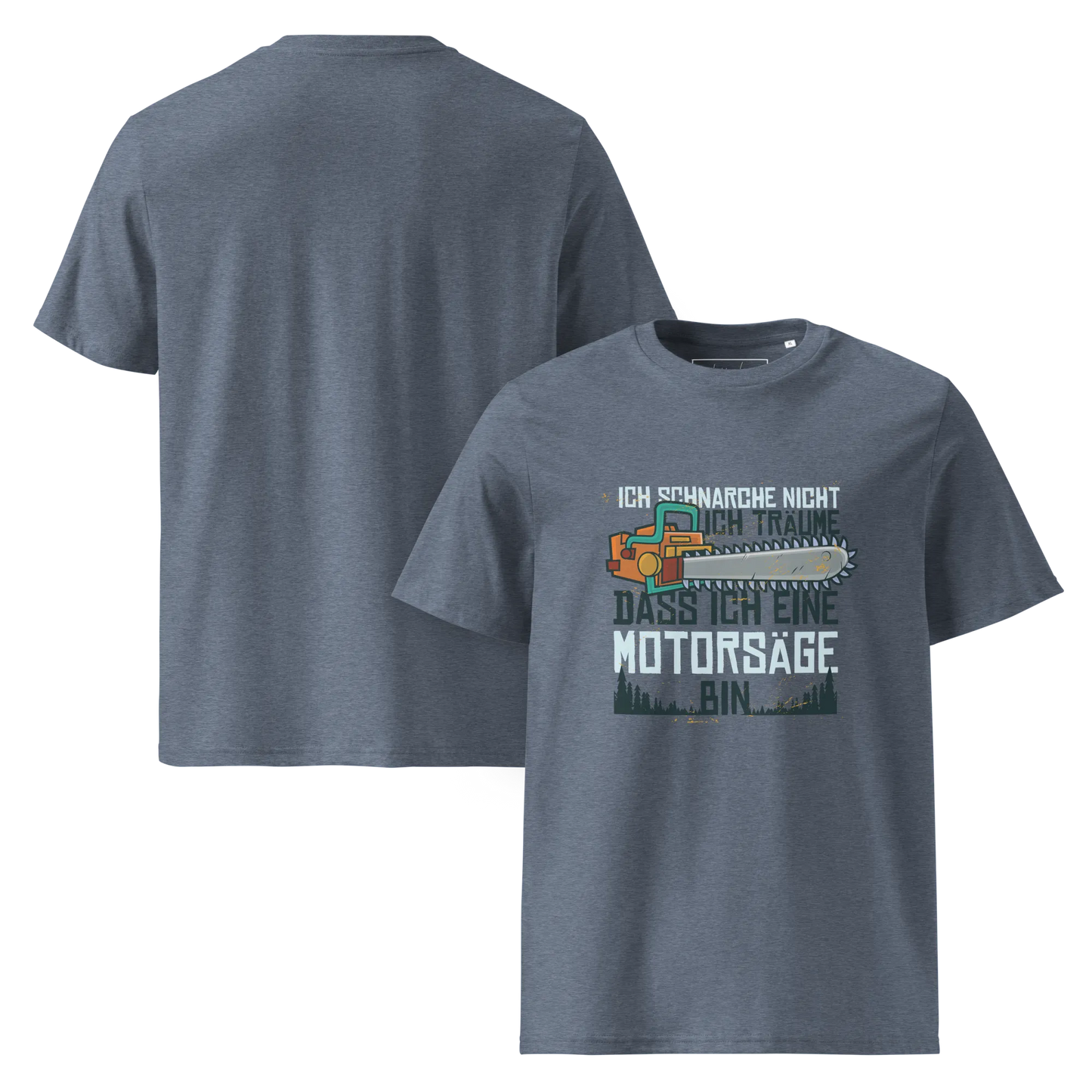 Snore Like a Saw – Lustiges Bio-Schlafshirt