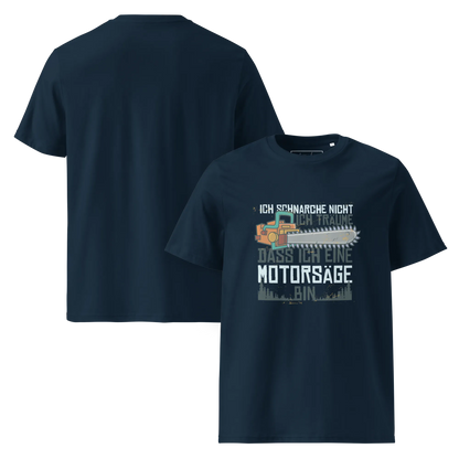 Snore Like a Saw – Lustiges Bio-Schlafshirt