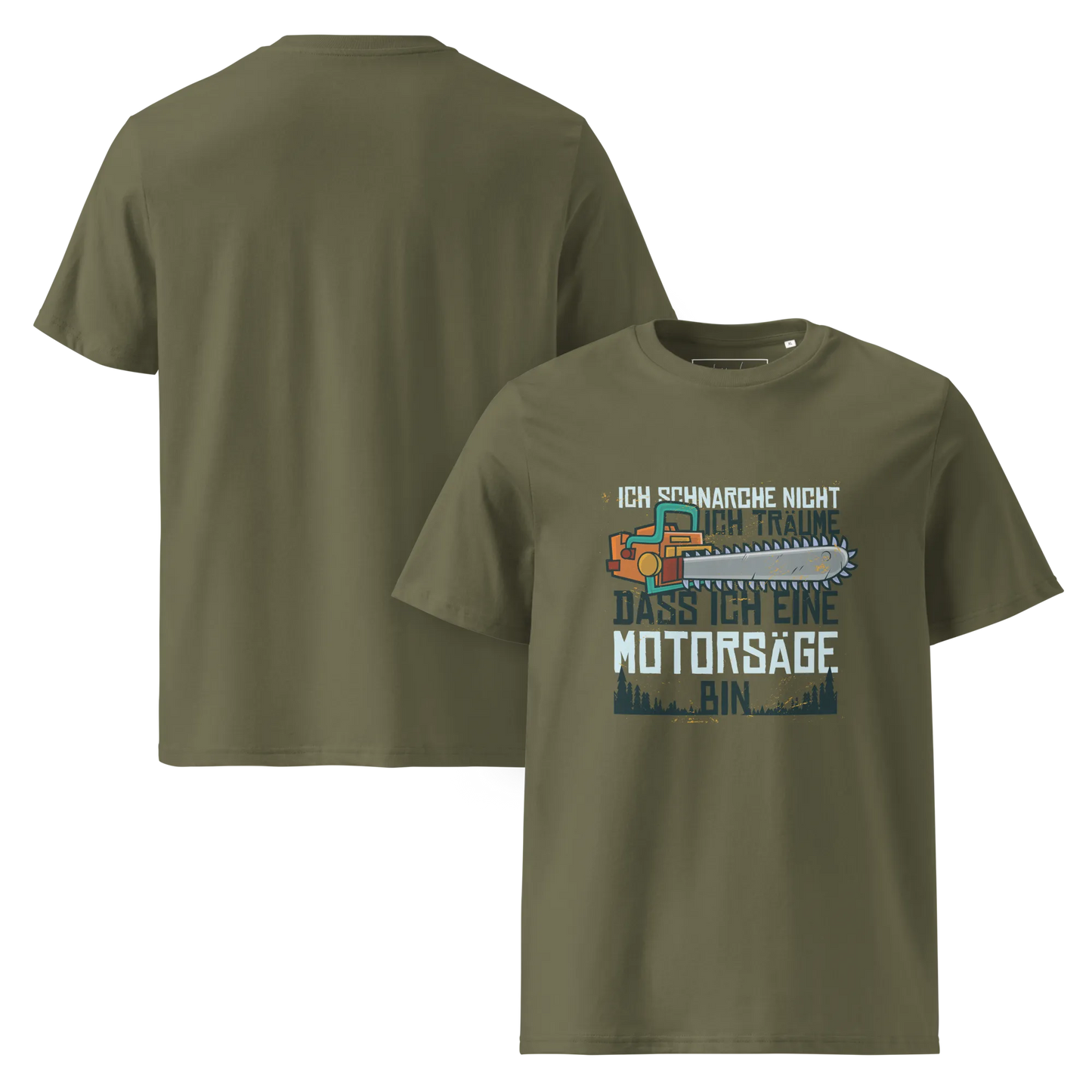 Snore Like a Saw – Lustiges Bio-Schlafshirt