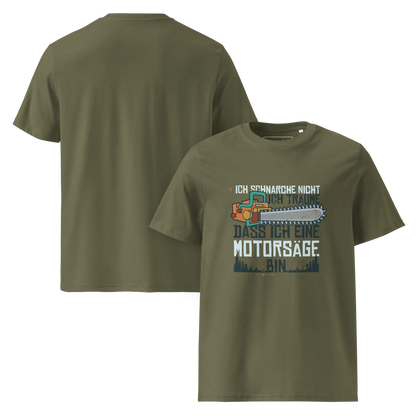 Snore Like a Saw – Lustiges Bio-Schlafshirt