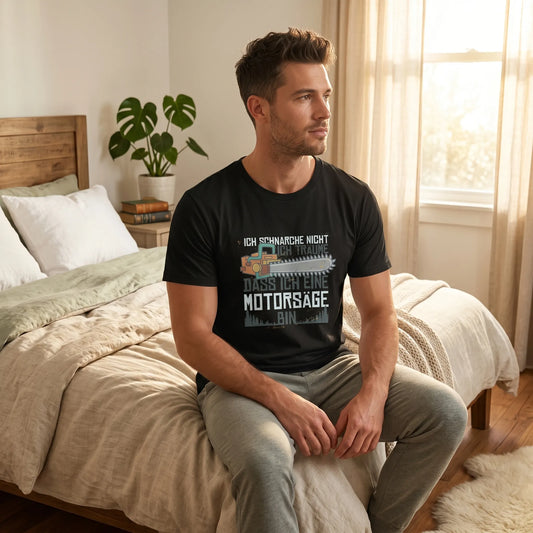 Snore Like a Saw – Lustiges Bio-Schlafshirt