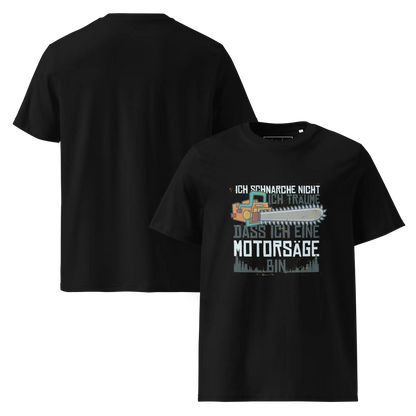 Snore Like a Saw – Lustiges Bio-Schlafshirt