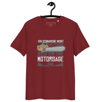 Snore Like a Saw – Lustiges Bio-Schlafshirt